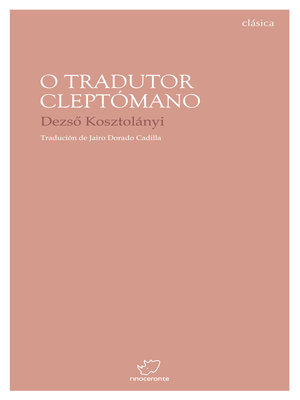 cover image of O tradutor cleptómano